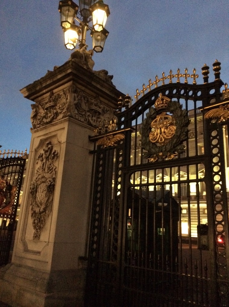 Buckingham closeup night