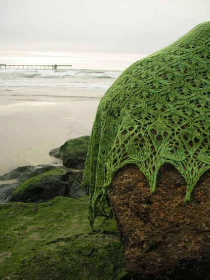 green shawl